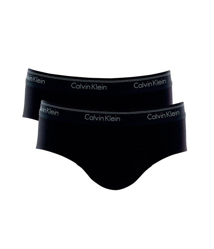 Kit 2 Cuecas Brief Cotton Calvin Klein (C11.01) Preto 