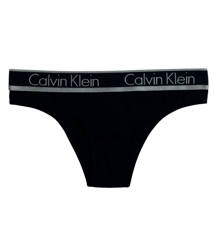 Kit 2 Tangas Calvin Klein (C41.01) Cinza Escuro/Cinza Escuro