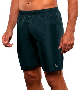 Shorts Curto Laser Preto com bermuda interna de compressão - Roupa  Masculina