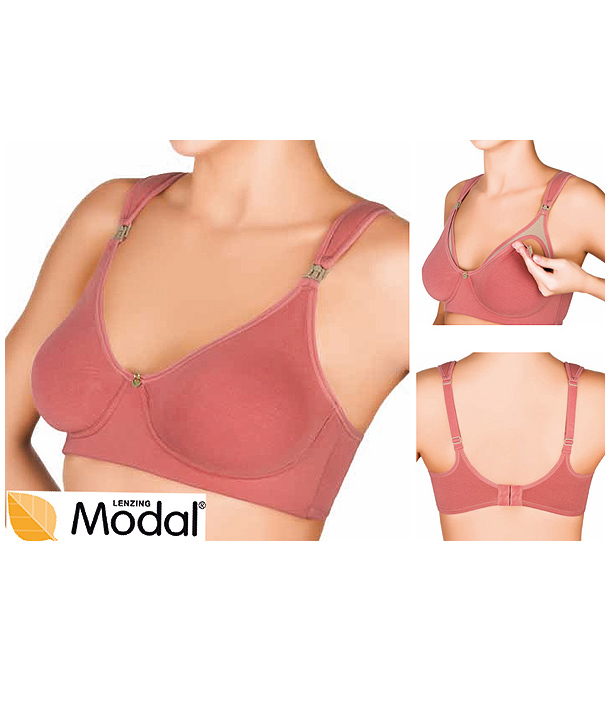 Kit 3 sutiãs de amamentação Lovely Bra - 03x mais conforto para um mom