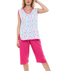 Pijama Feminino Capri Paulienne Clássica (C.P6.055.99) Microfibra