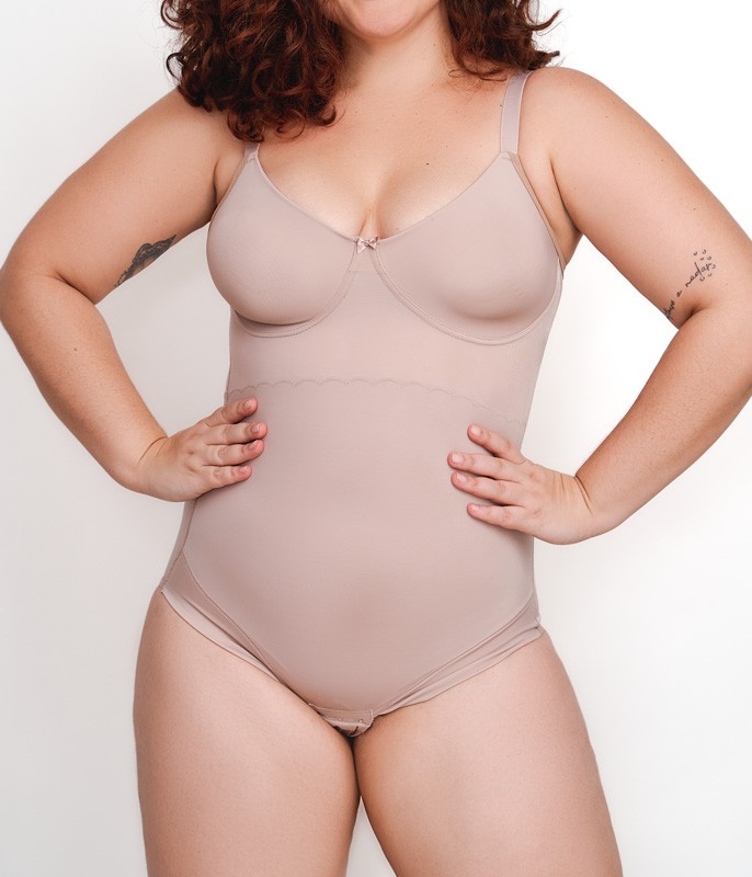 Compra online de Body tanga para mulheres, modelador de barriga